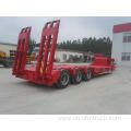 3 Axle Tractor lowbed Semi Trailer Truck